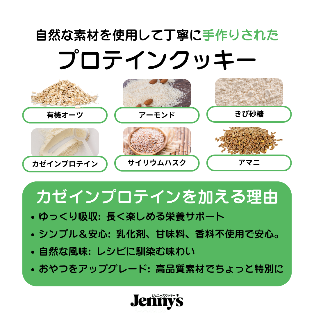 プロテインクッキー素材
