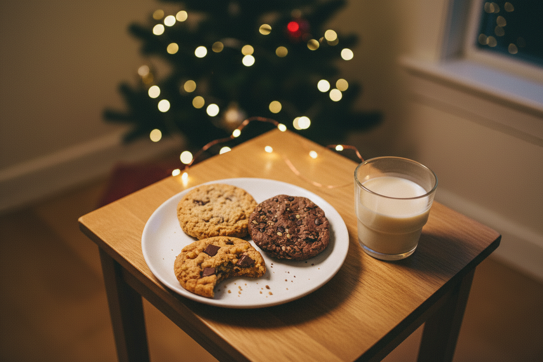 サンタにミルクとクッキーを置く慣習の年表