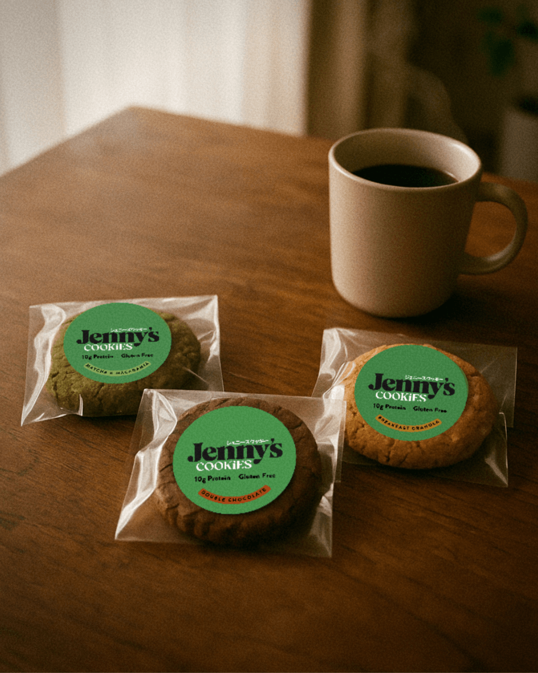日本のフィットネス愛好家に広がる美味しい秘密：グルテンフリー・カゼインプロテインクッキー「Jenny's Cookies」(ジェニーズクッキー）