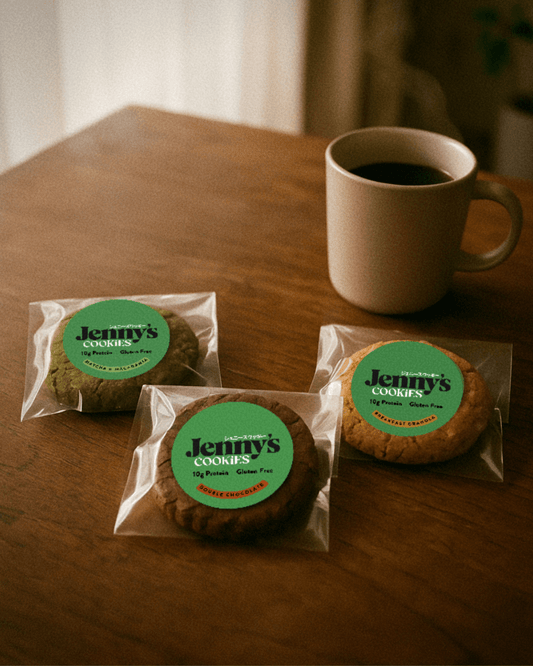 日本のフィットネス愛好家に広がる美味しい秘密：グルテンフリー・カゼインプロテインクッキー「Jenny's Cookies」(ジェニーズクッキー）