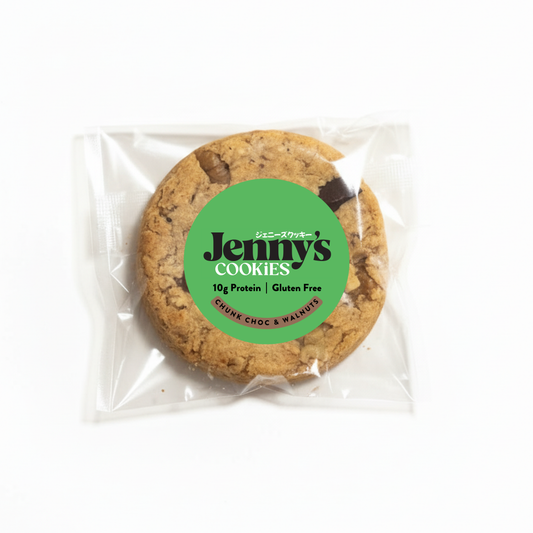 Jenny's Cookies チョコチャンク＆クルミプロテインクッキー グルテンフリー