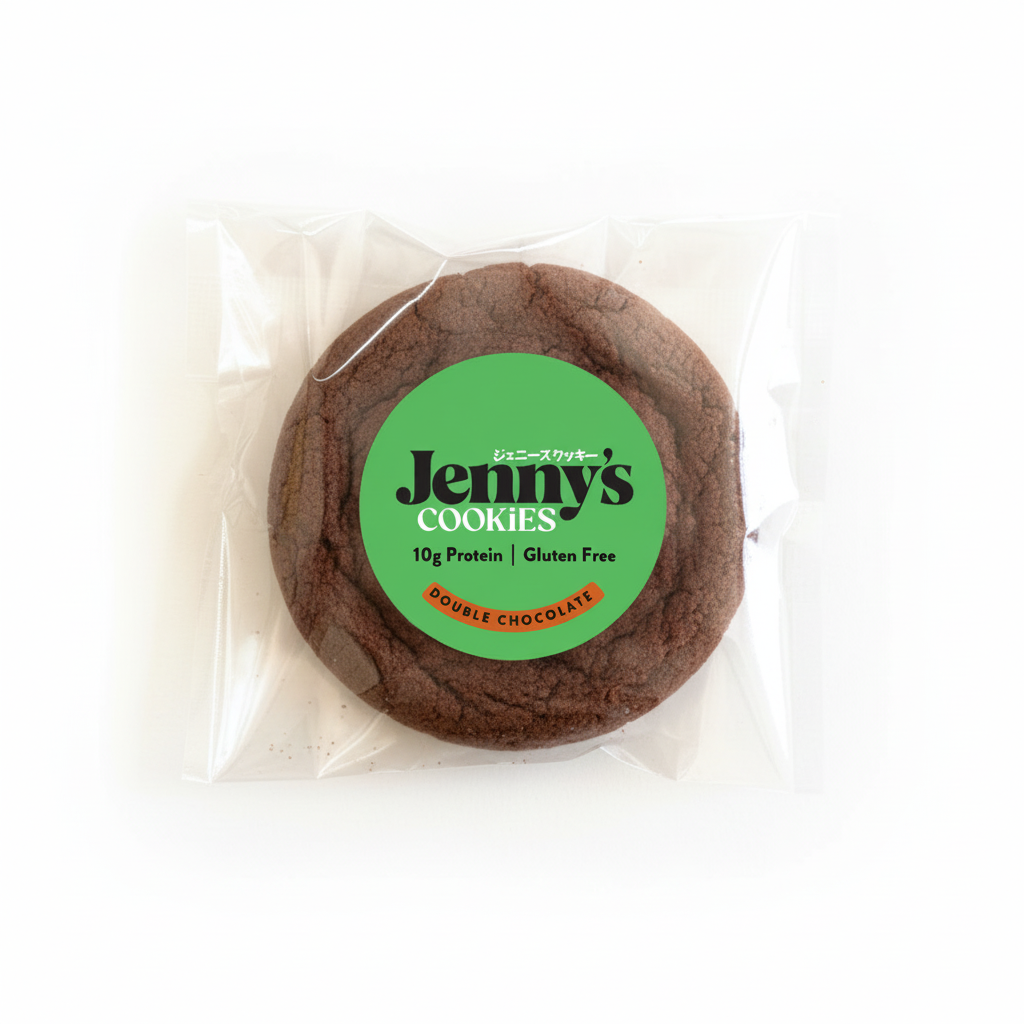 Jenny's Cookies ダブルチョコレート グルテンフリー プロテインクッキー 個包装