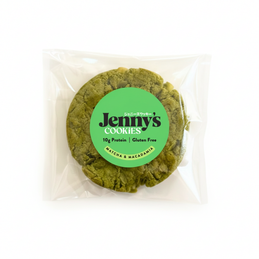 Jenny's Cookies 抹茶＆マカダミアプロテインクッキー グルテンフリー
