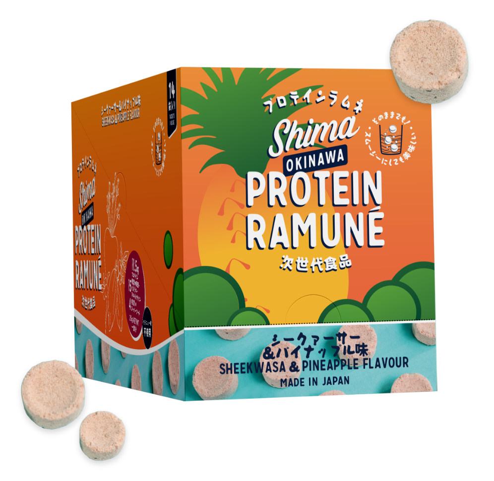 Sheekwasa & Pineapple Protein Ramuné Shima Okinawa