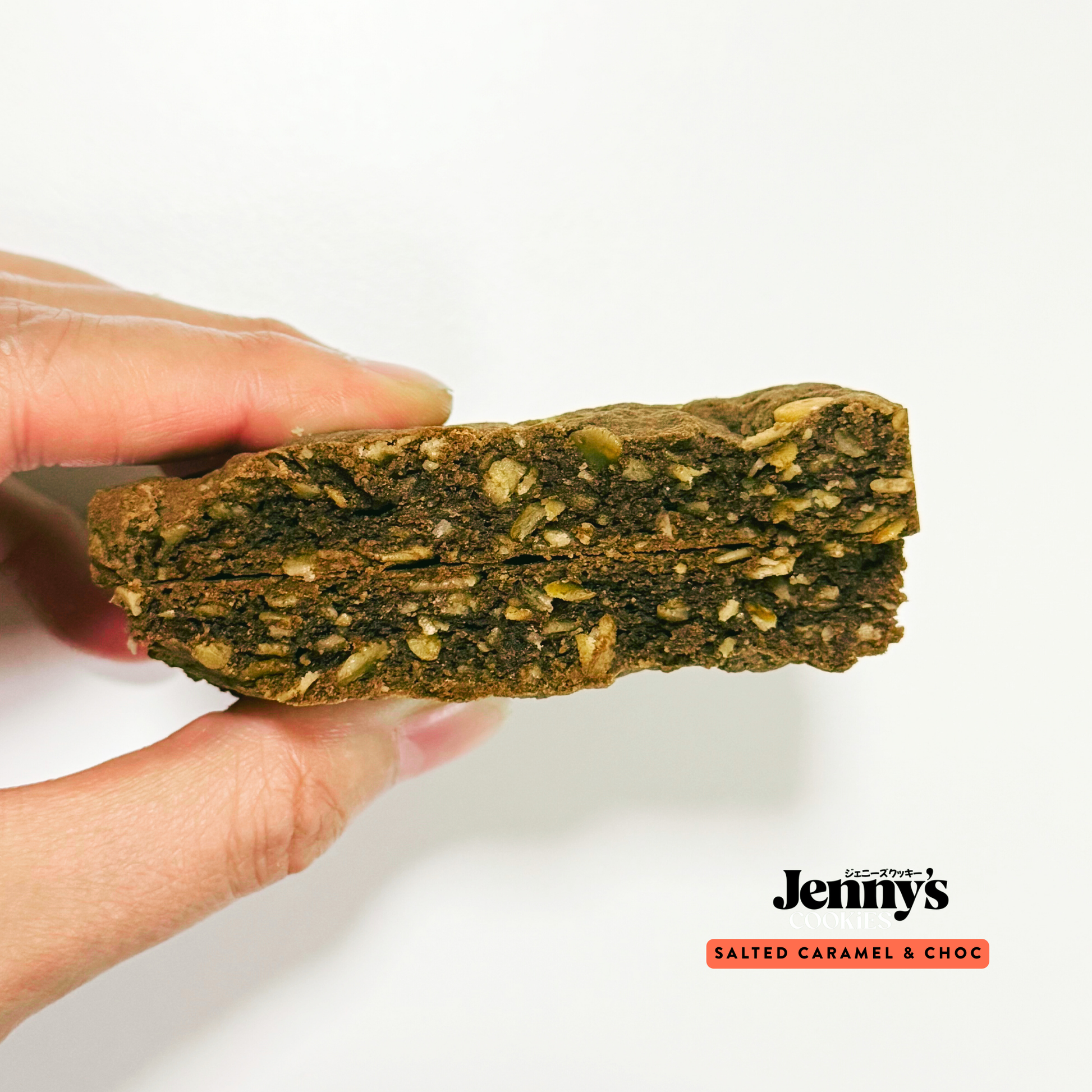 Jenny's Cookies 塩キャラメル＆チョコレートプロテインクッキー グルテンフリー