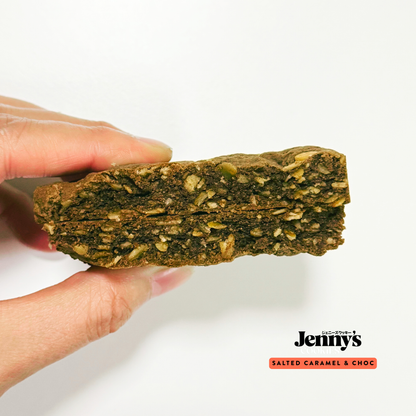 Jenny's Cookies 塩キャラメル＆チョコレートプロテインクッキー グルテンフリー