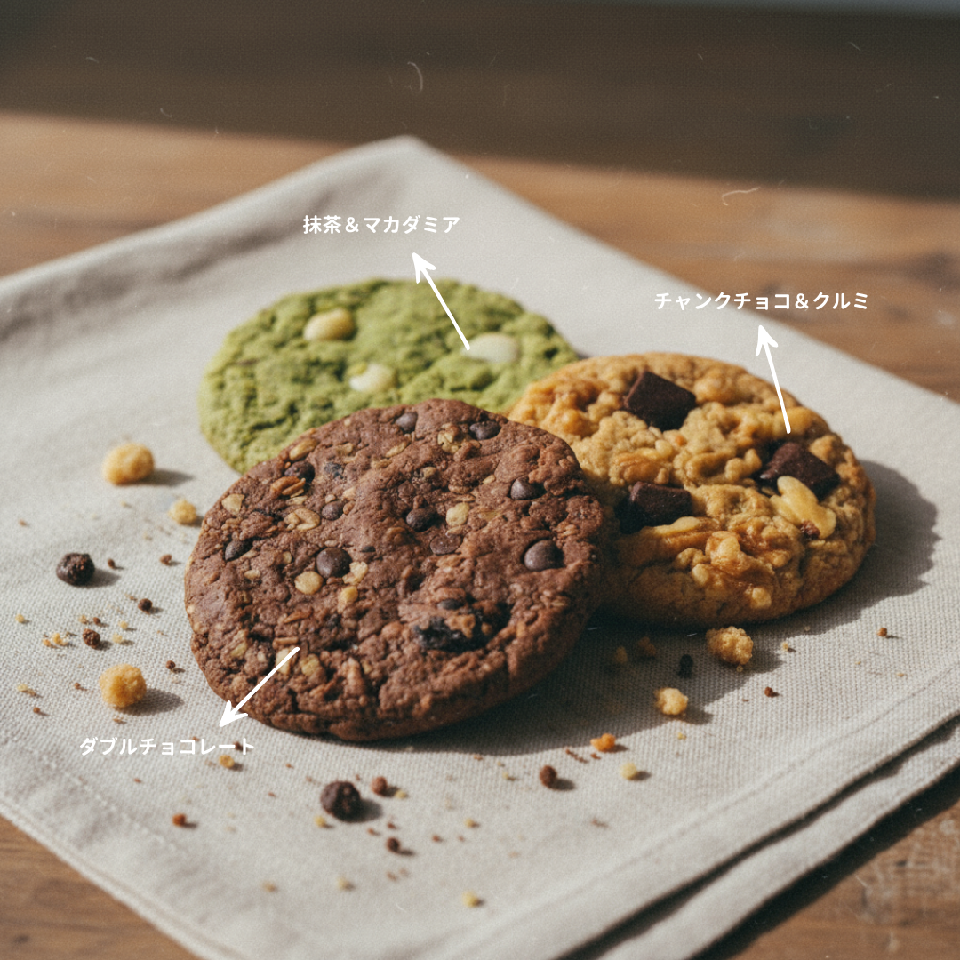 業務用クッキー。グルテンフリー | プロテインクッキー | 選べる