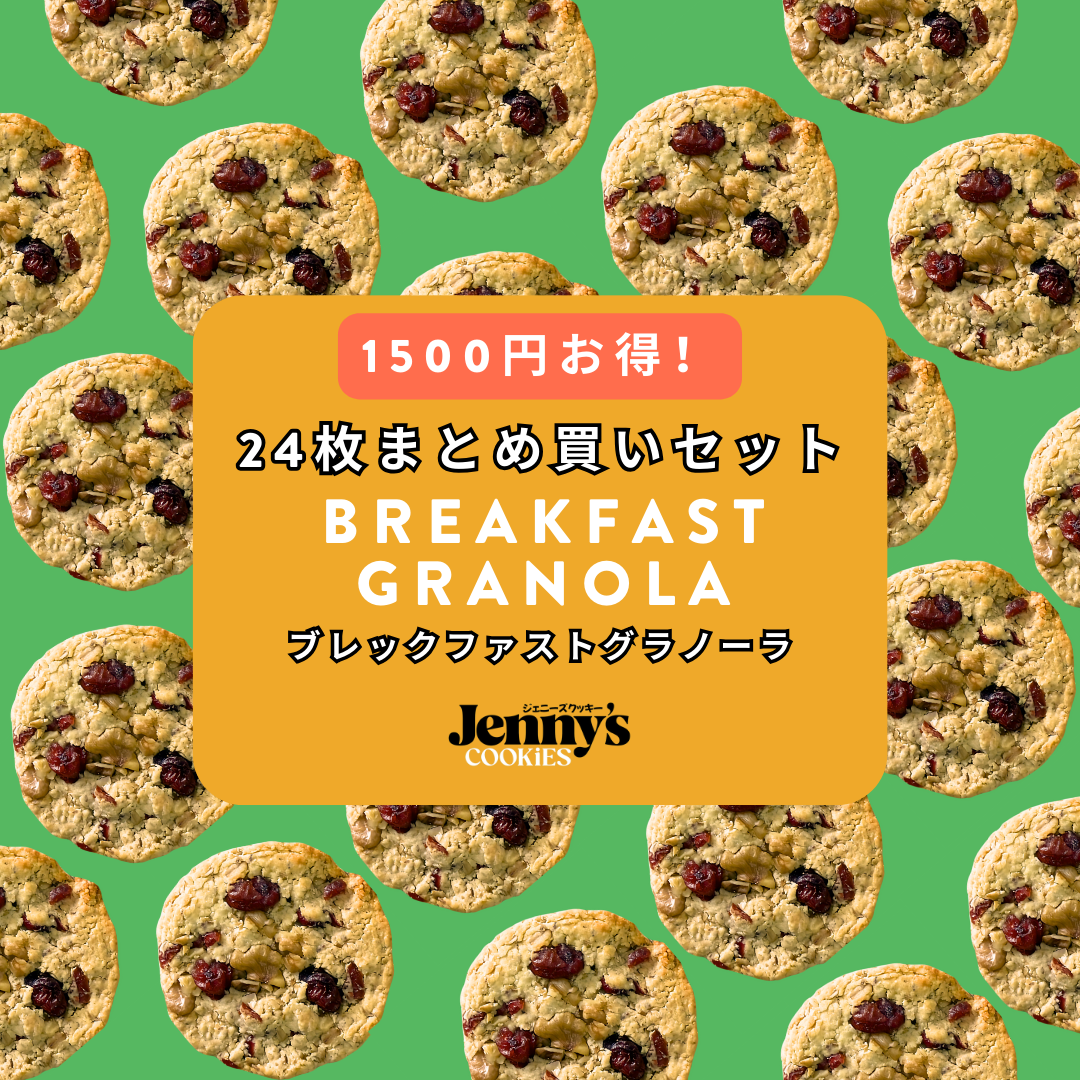 プロテインクッキー24枚｜ブレックファストグラノーラ